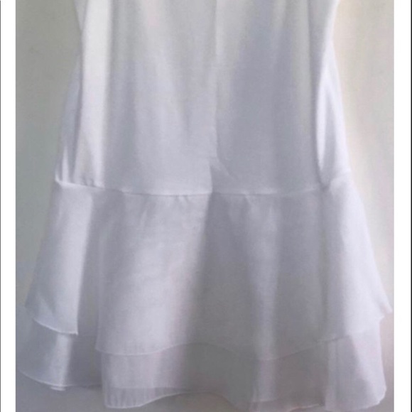 Ivory Chiffon Trim Top/Shirt/Tank Extender NWT - Picture 9 of 11